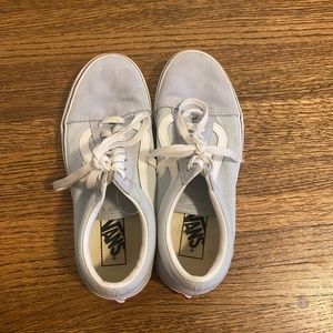 VANS-baby blue low tops!